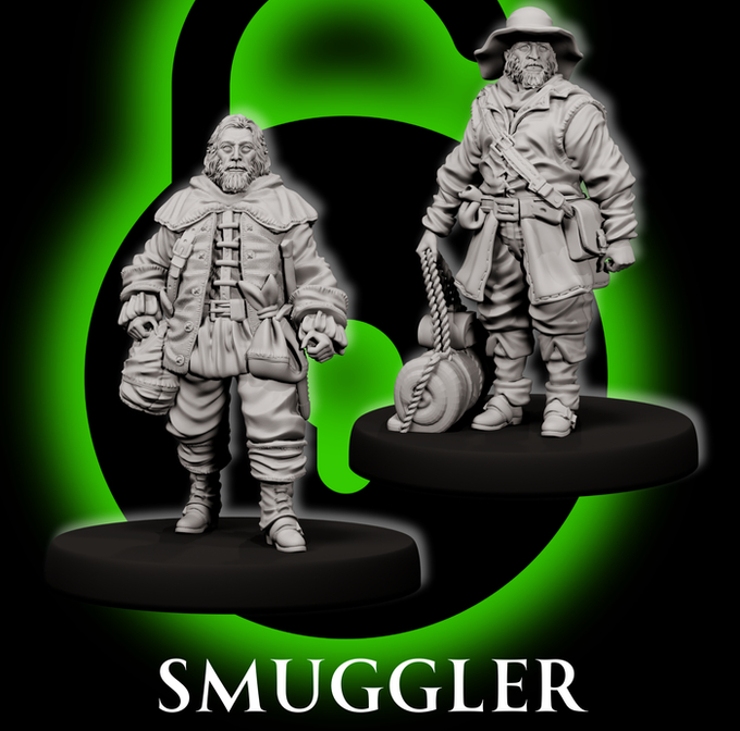 Forged Path - Willowbrook Underworld - Smuggler - DnD/TTRPG Figure/Miniature
