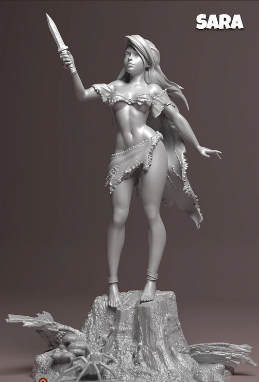 Wild Miniatures - Wild Wild Girls - Sara - 32/75mm Pin Up/Figure/Model/Diorama