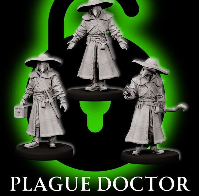 Forged Path - Willowbrook Underworld - Plague Doctor - DnD/TTRPG Figure/Miniature