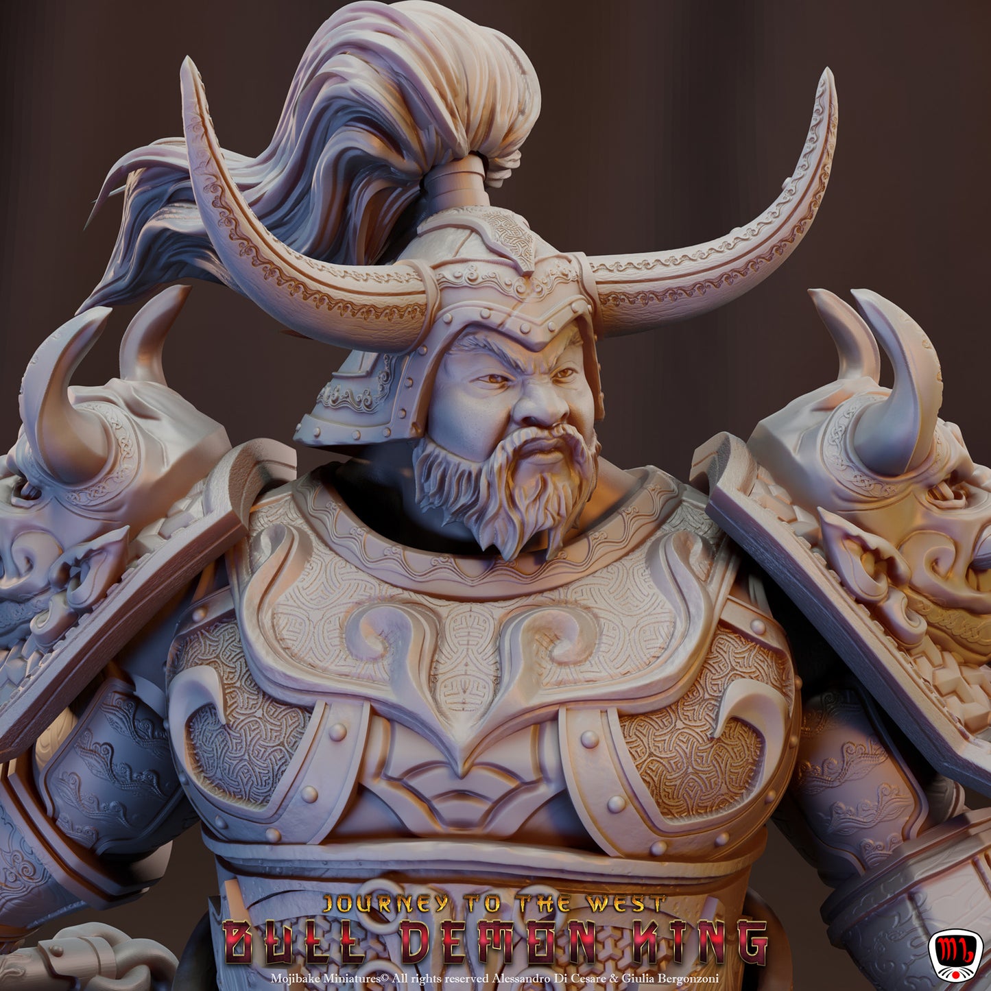 Mojibake - Journey to the West - Bull King - 120mm Pin Up/Figure/Model/Diorama - Helios3DPrinting