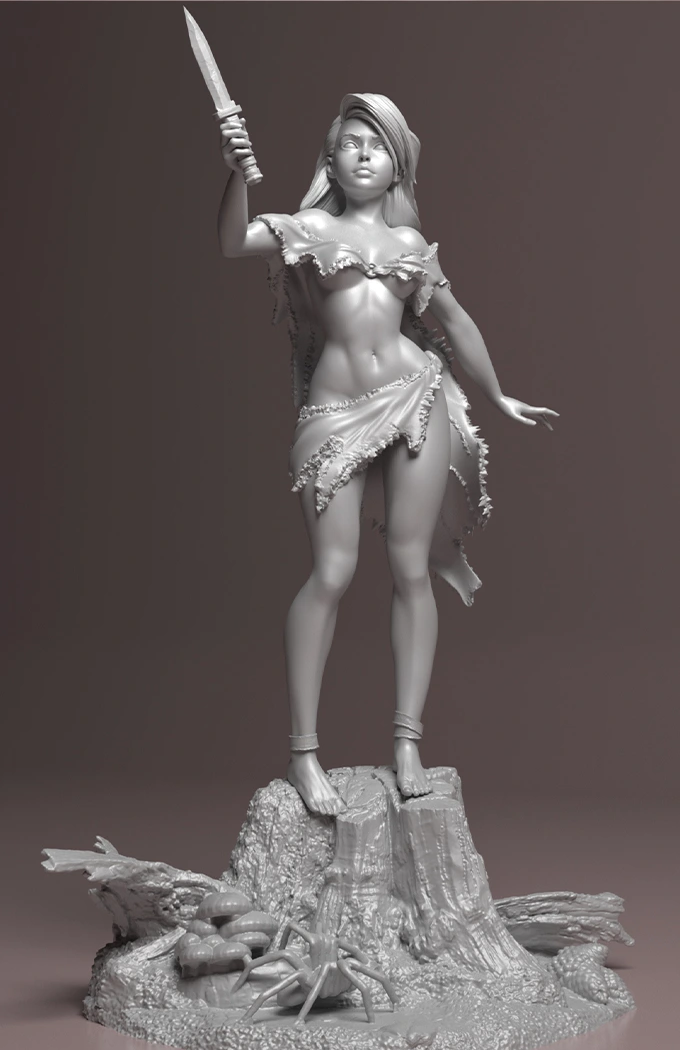 Wild Miniatures - Wild Wild Girls - Sara - 32/75mm Pin Up/Figure/Model/Diorama