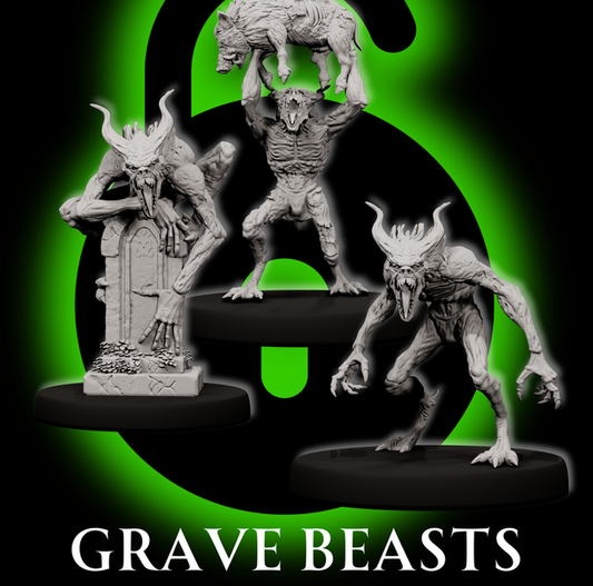 Forged Path - Willowbrook Underworld - Grave Beasts - DnD/TTRPG Figure/Miniature