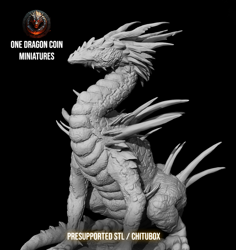 One Dragon Coin - Naganth - DnD/TTRPG Figure/Miniature