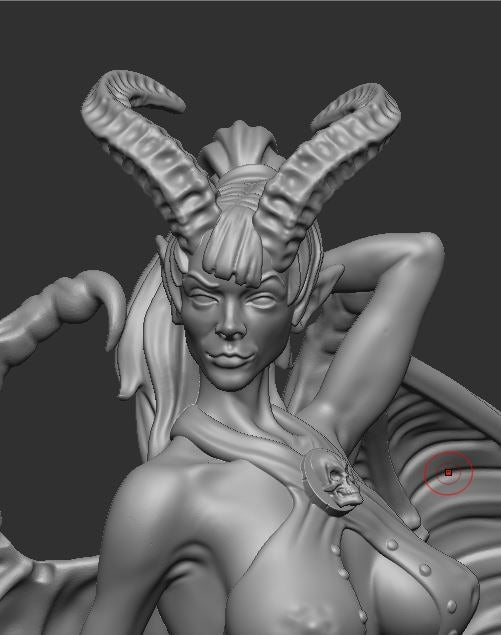 Gaia Miniatures - Lilith the Succubus - 120mm 75mm Pin Up/Figure/Model/Diorama