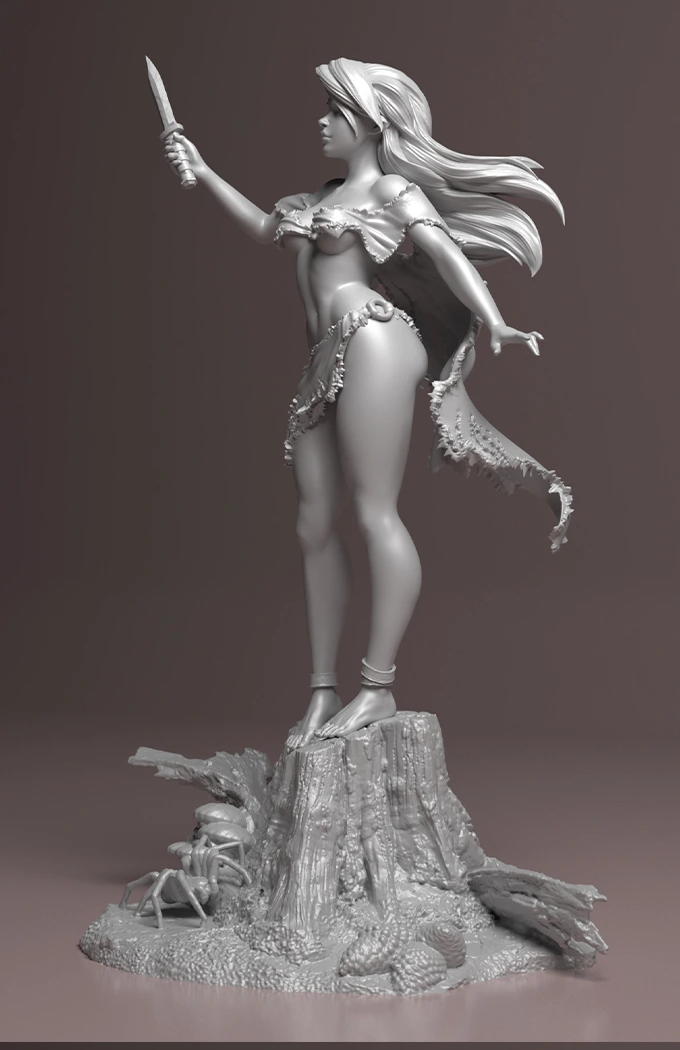 Wild Miniatures - Wild Wild Girls - Sara - 32/75mm Pin Up/Figure/Model/Diorama