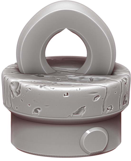 Ars Moriendi - Plain Potions Dice Holder - Volumetric Beaker - DnD/TTRPG/Roleplaying/Wargames - Helios3DPrinting