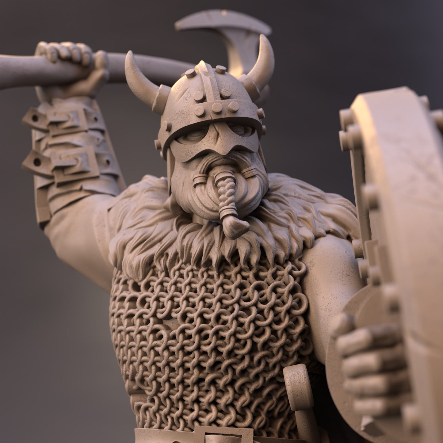Mad Mara Miniatures - Viking Warrior - DnD/TTRPG Figure/Miniature
