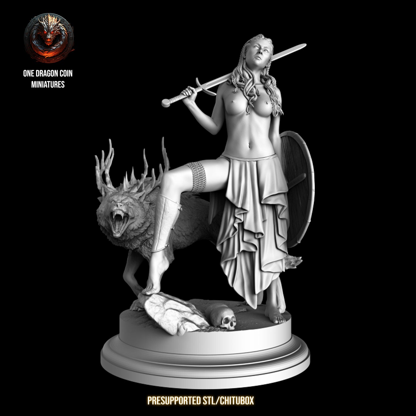 The Lady Model - Eirlys, Northern Princess -  75mm Pin Up/Figure/Model/Diorama