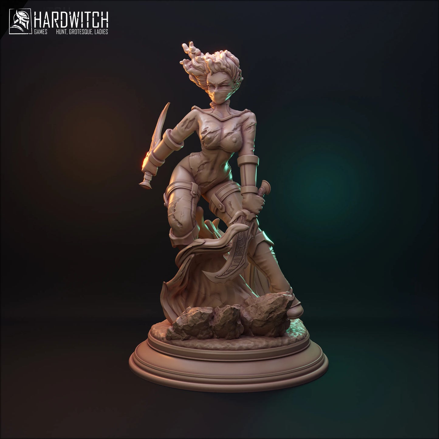 HardWitch Games - Assassin Elves - Kaifa - DnD/TTRPG Figure/Miniature