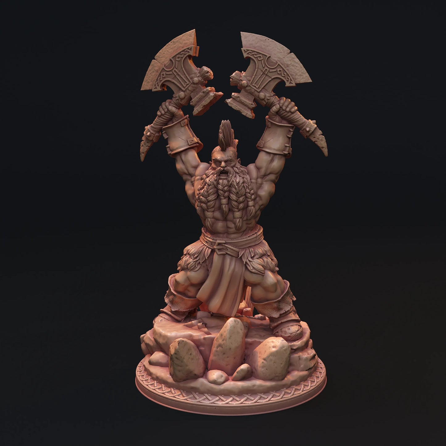 HardWitch Games - Dwarf Berserker - DnD/TTRPG Figure/Miniature