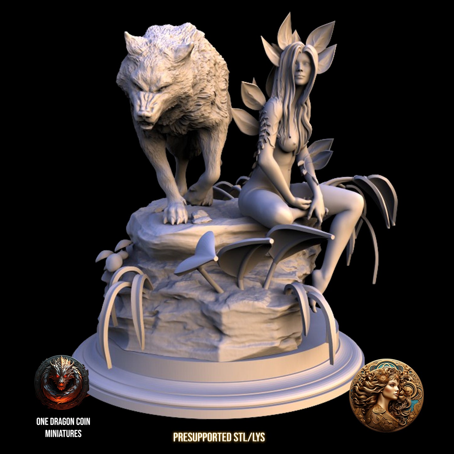 Lady Model - Layla the Dryad - 75mm Pin Up/Figure/Model/Diorama