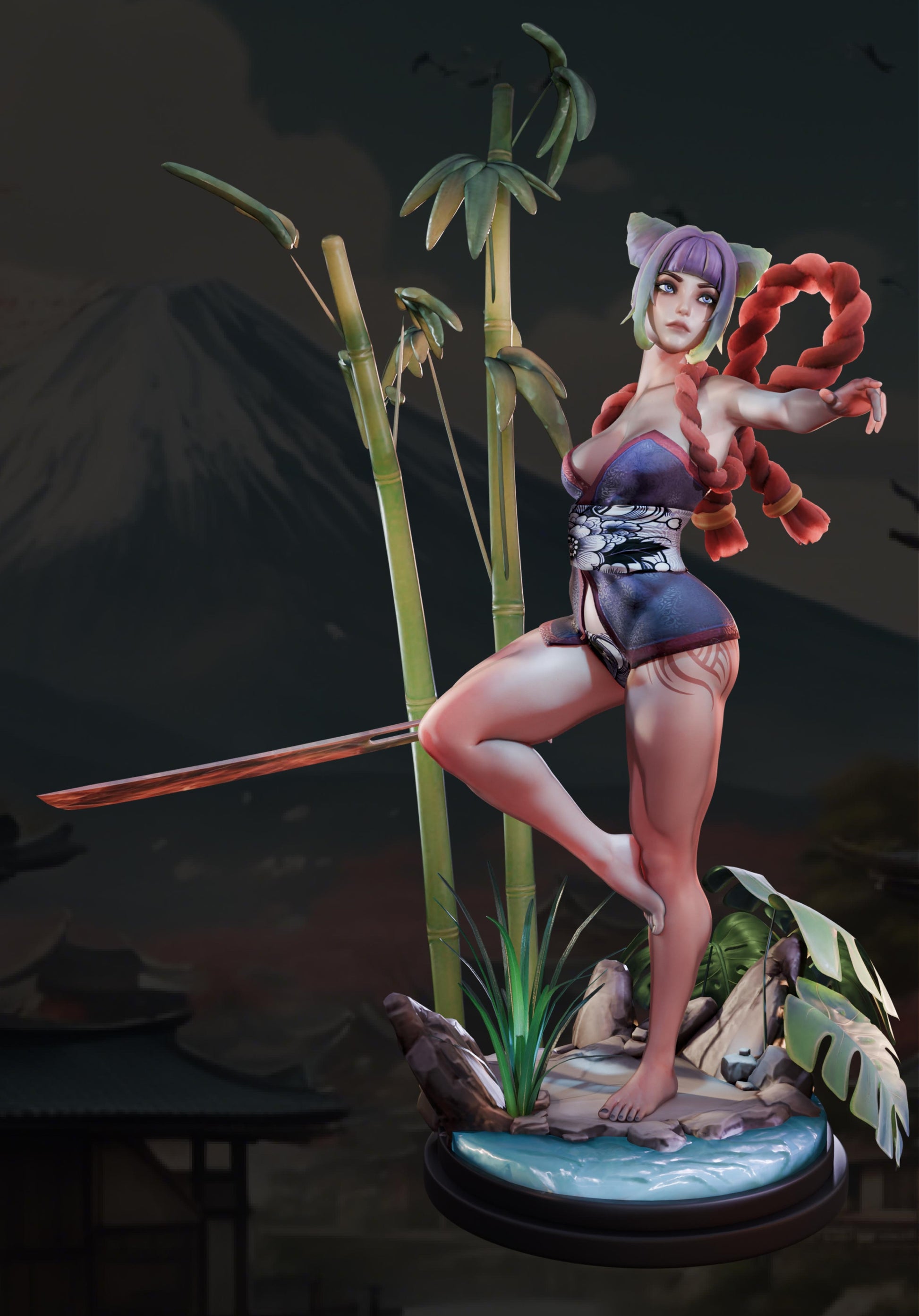 AMCM Studios - Yumi Sato - 32/75mm Pin Up/Figure/Model/Diorama - Helios3DPrinting