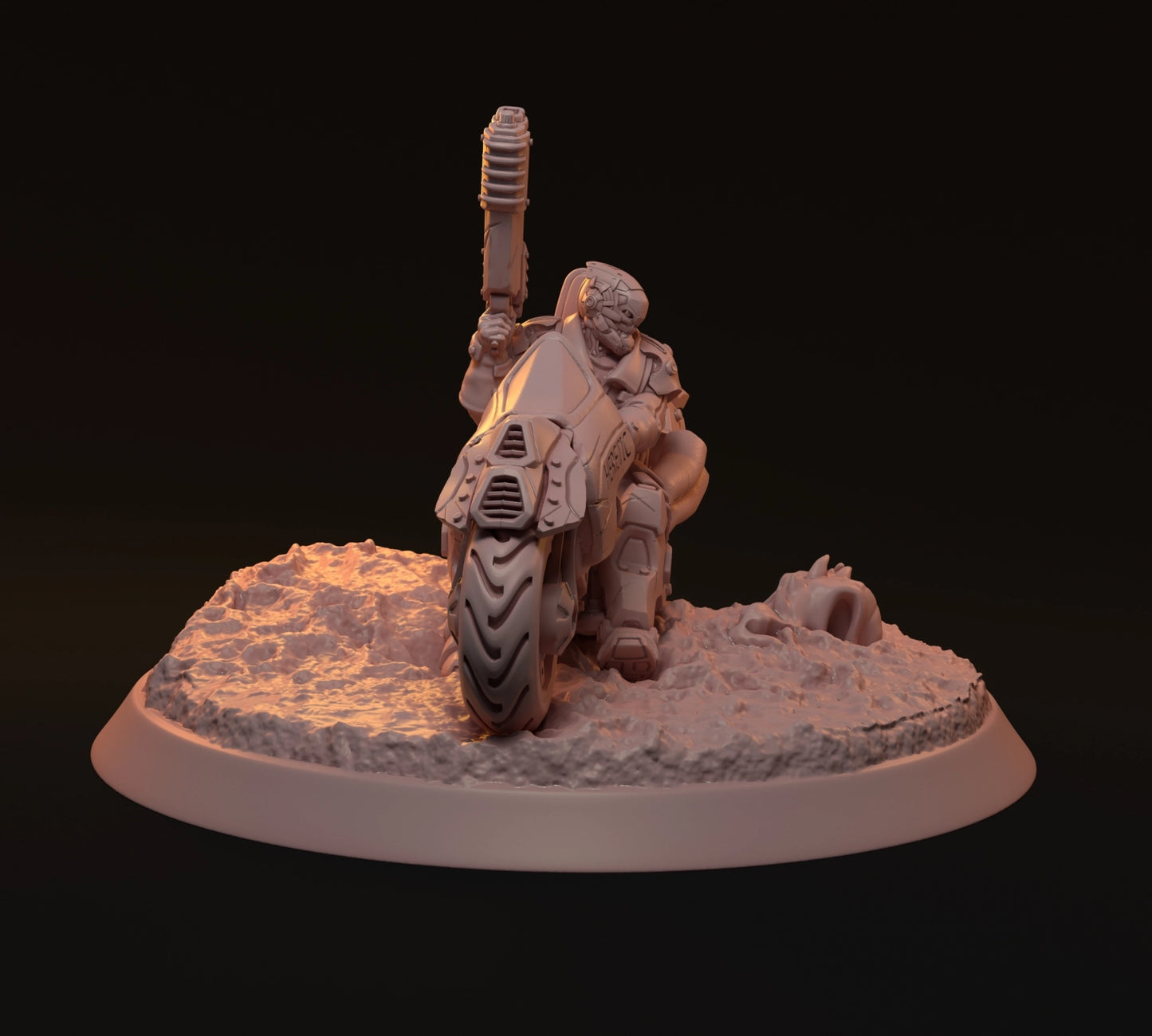 MythRealms - Cyber Addiction - Heim & Bike - 32/75mm Pin Up/Figure/Model/Diorama