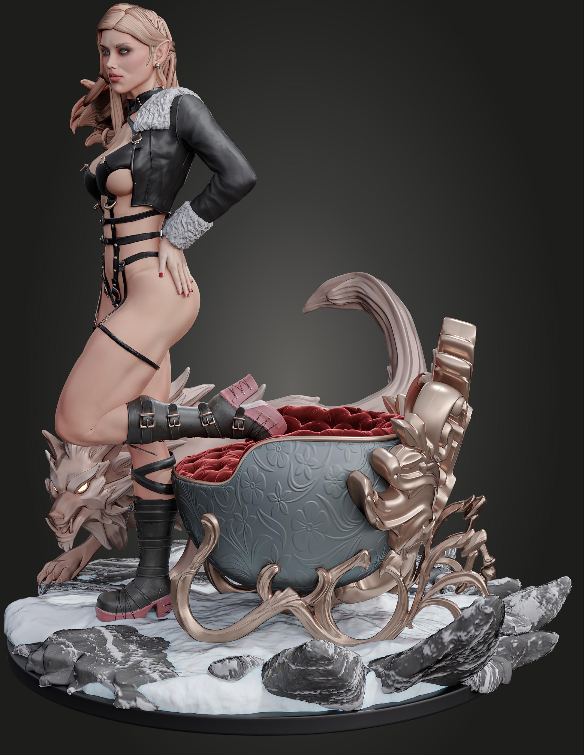 AMCM Studios - Noelle Ragnarsson - 32/75mm Pin Up/Figure/Model/Diorama - Helios3DPrinting