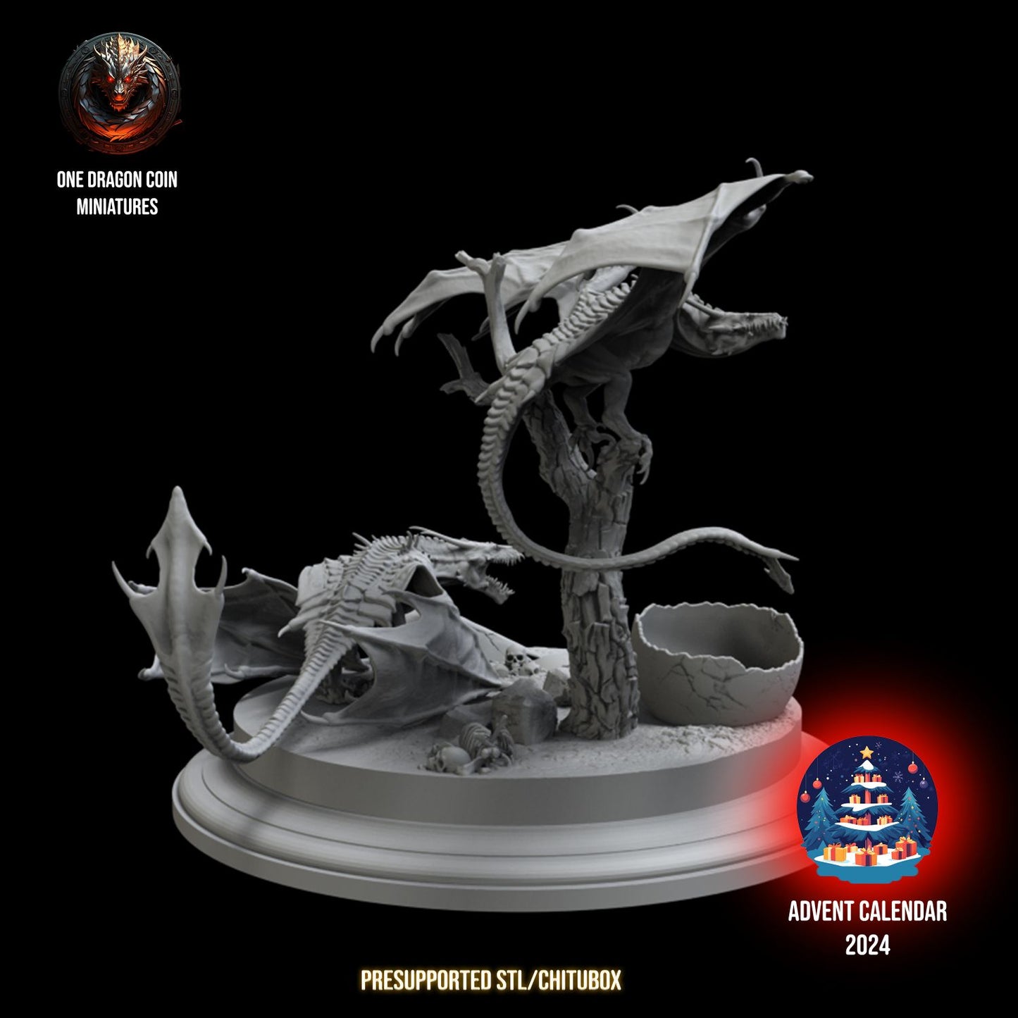 One Dragon Coin - Dragon Nest - DnD/TTRPG Figure/Miniature