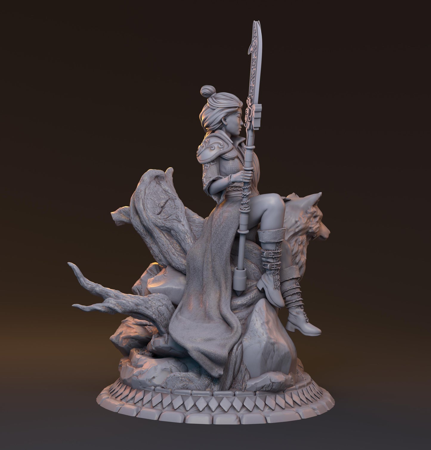 Hardwitch Games - Orita & Okami - 32/75mm Pin Up/Figure/Model/Diorama - Helios3DPrinting