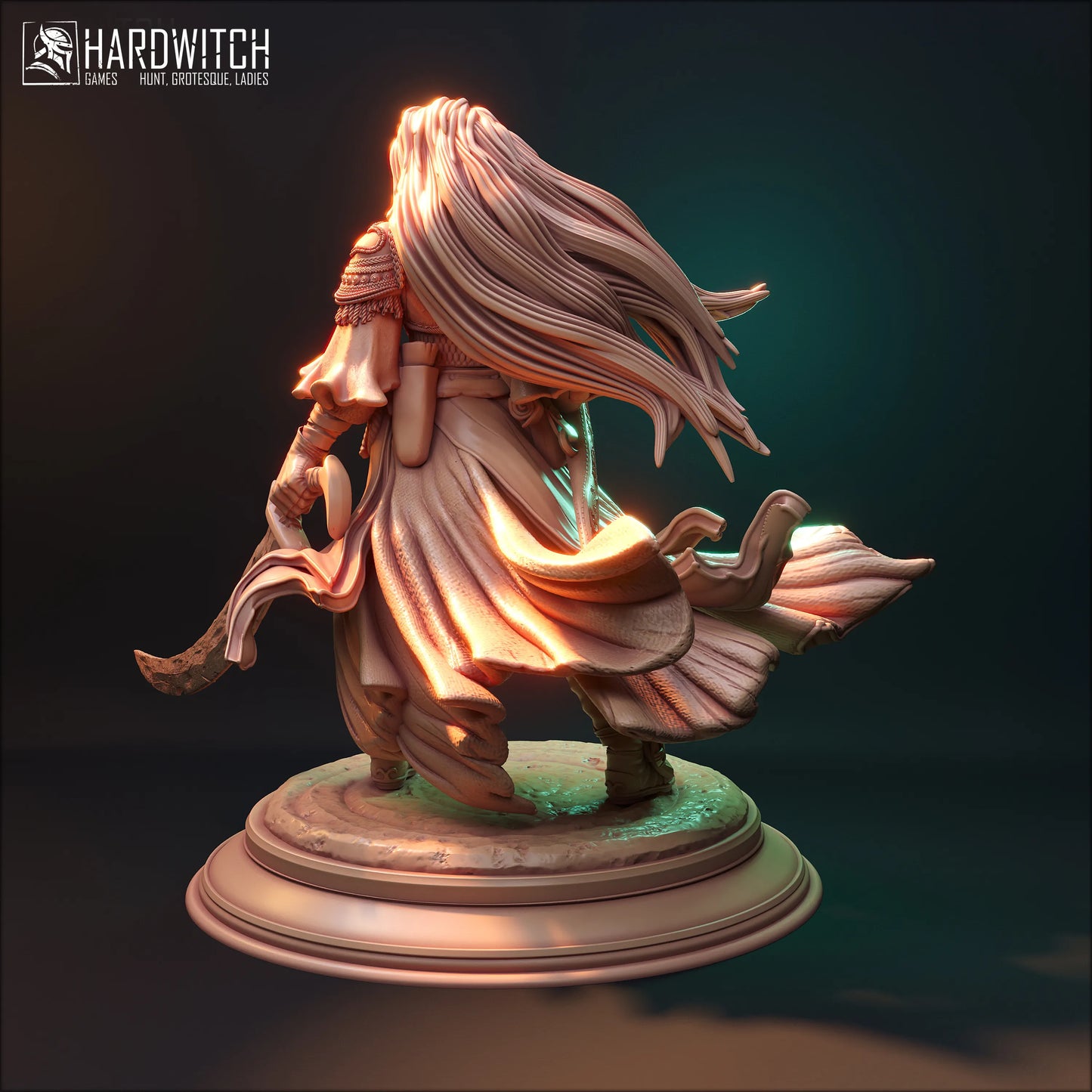 HardWitch Games - Demetra Stormborn - 75mm Pin Up/Figure/Model/Diorama