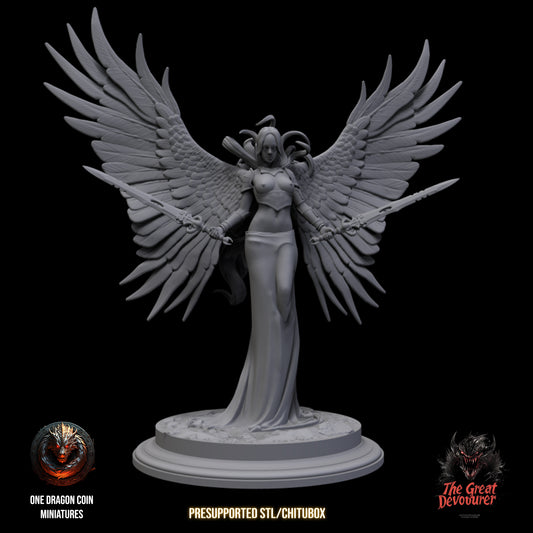 One Dragon Coin - Lucia, Archangel - DnD/TTRPG Figure/Miniature