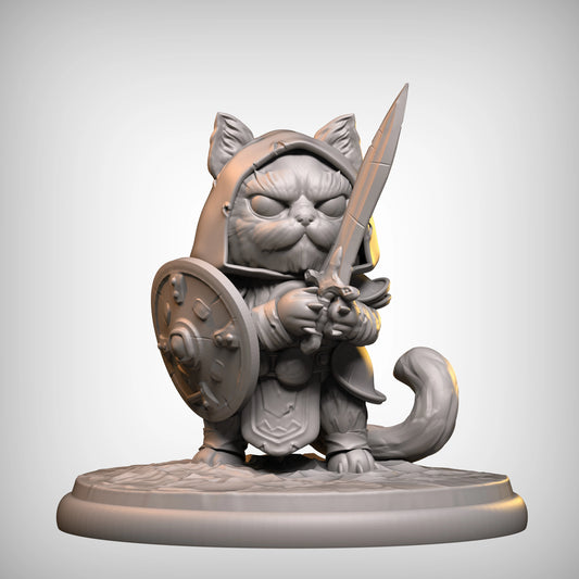 SeaHorse3D - Fantazoor #2 - Cat - DnD/TTRPG Figure/Miniature