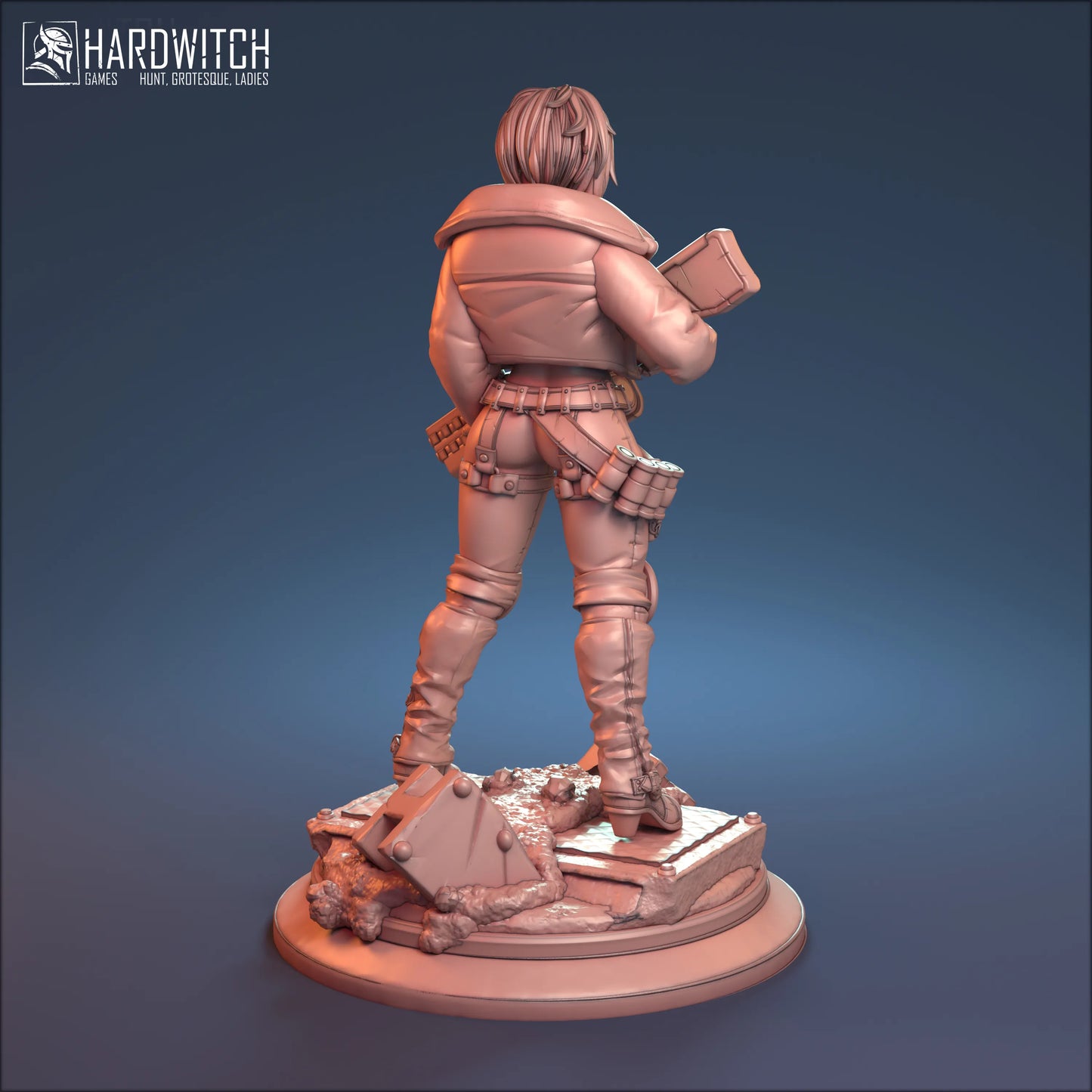 NeuralPie - Bus Stop - Ginger - 75mm Pin Up/Figure/Model/Diorama