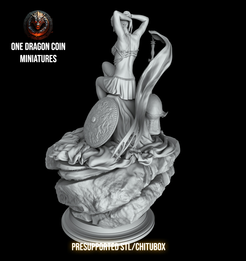 Lady Model - Beatrice, Paladin's Rest -  75mm Pin Up/Figure/Model/Diorama