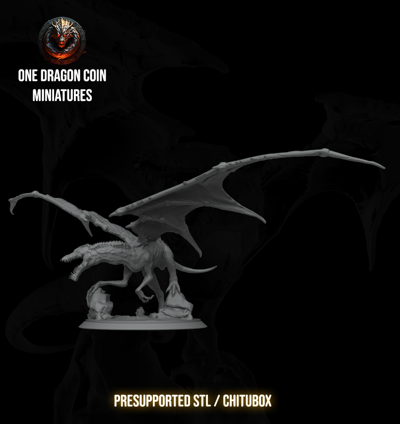 One Dragon Coin - Scavenger - DnD/TTRPG Figure/Miniature