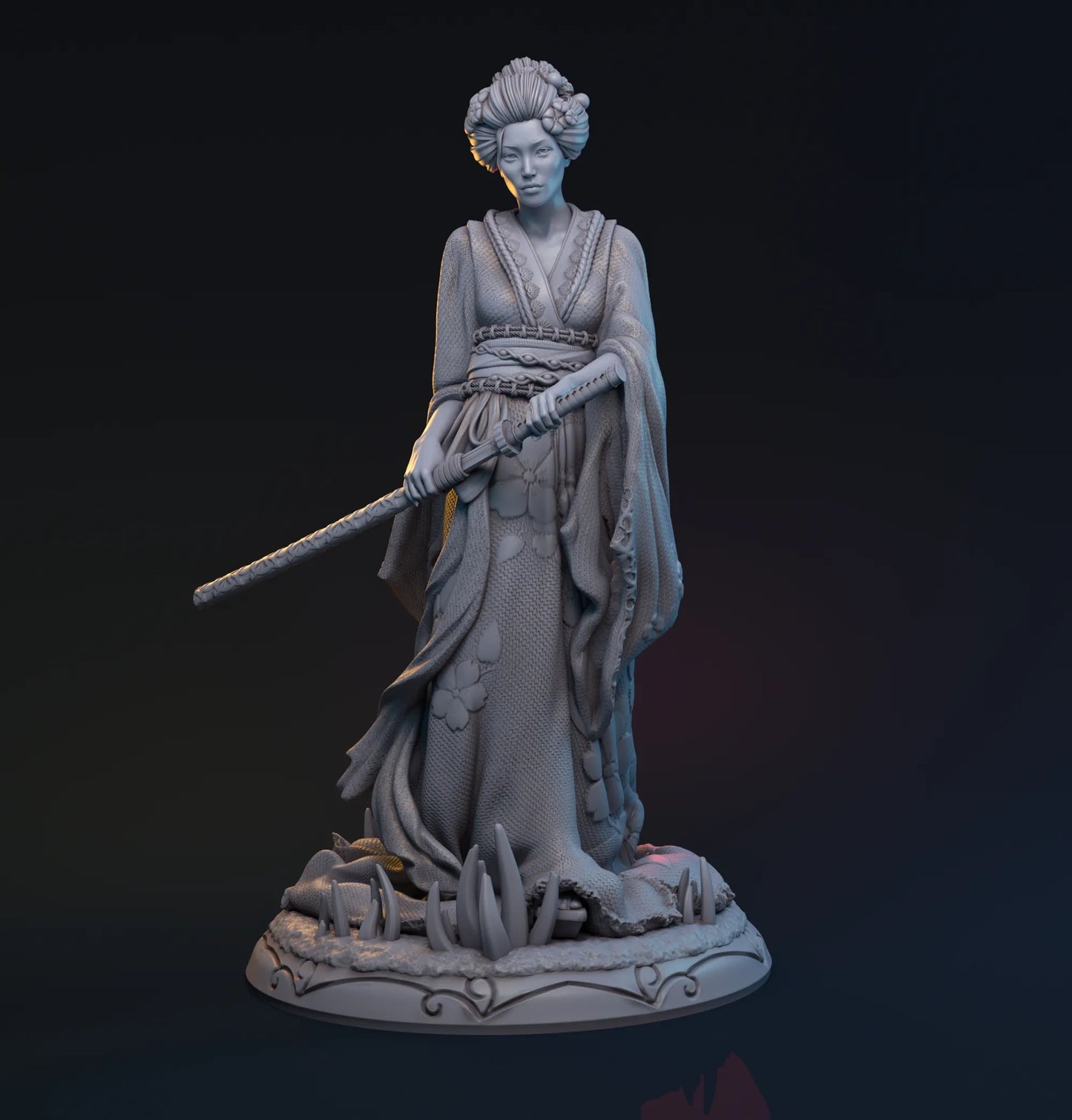 HardWitch Games - Yuki-onna - 32/75mm DnD/TTRPG Figure/Miniature