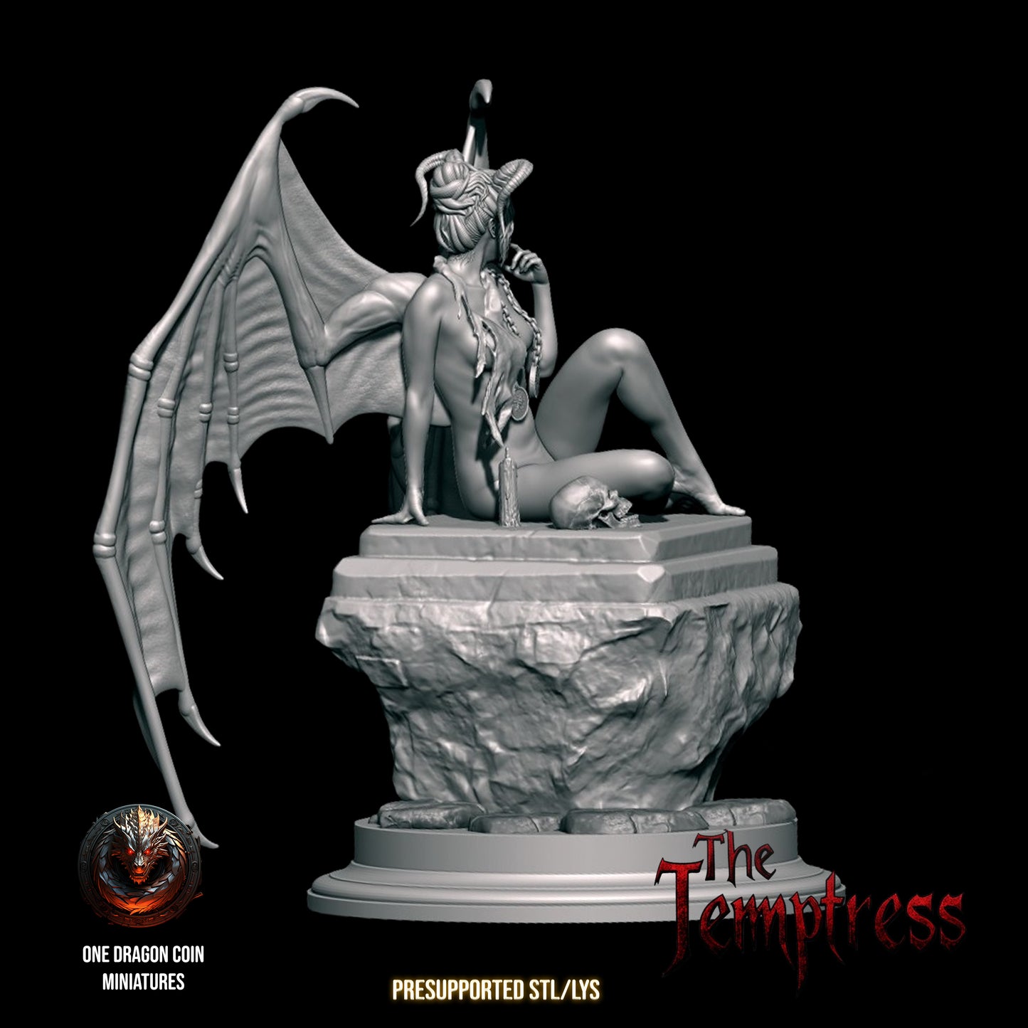 Lady Model - Zenya, the Succubus - 75mm Pin Up/Figure/Model/Diorama