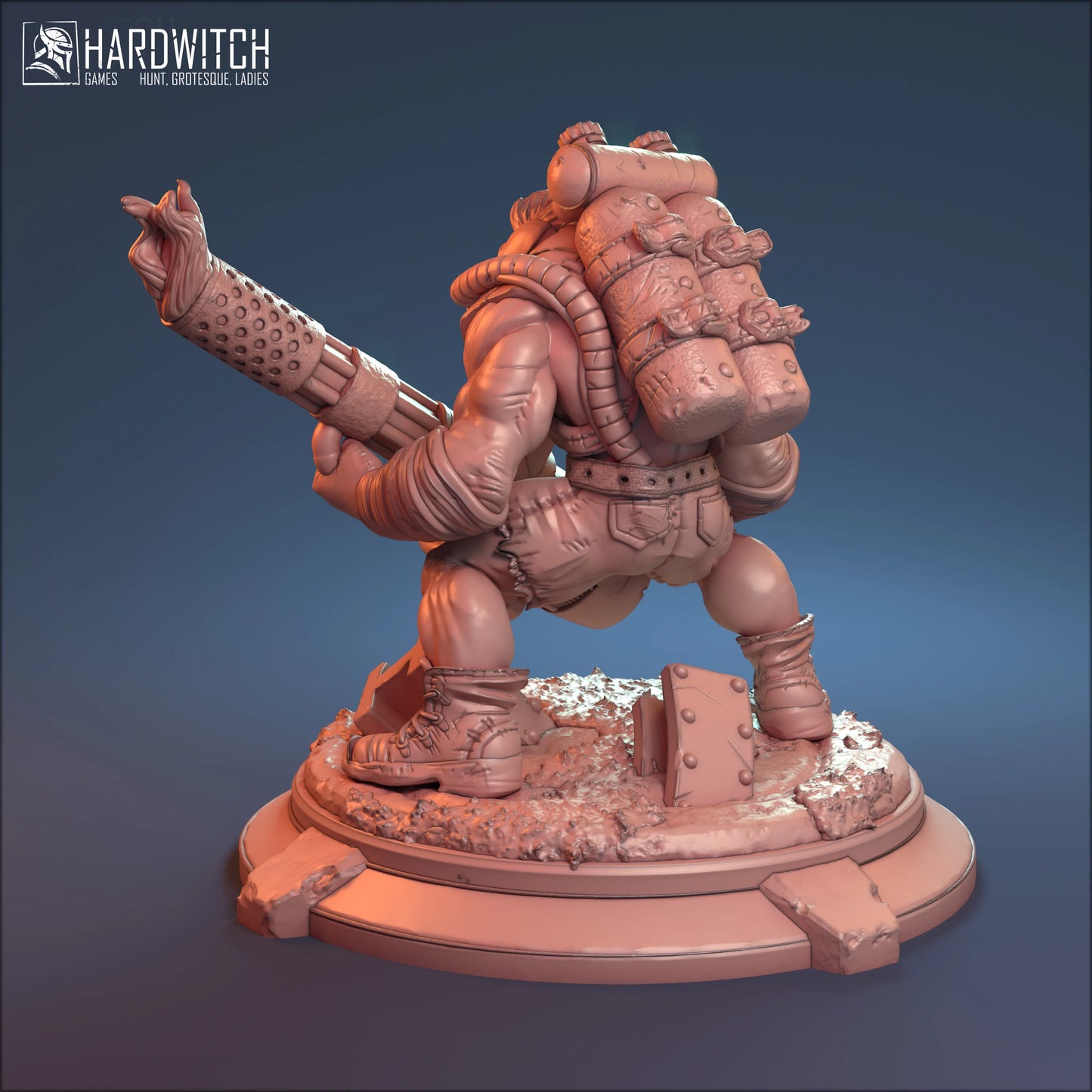 NeuralPie - Bus Stop - Knock Asser - 75mm Pin Up/Figure/Model/Diorama