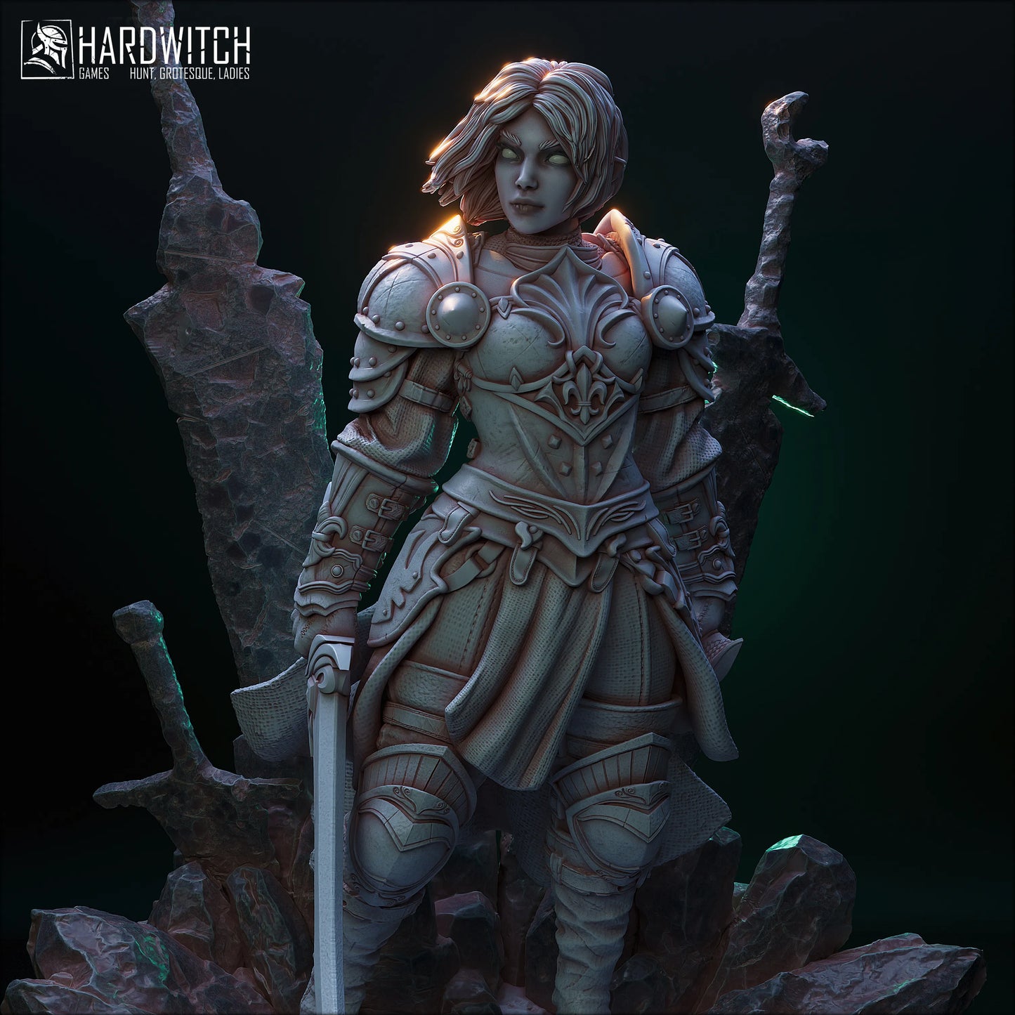 HardWitch Games - Yggdrasil - Tyrese Santim - 75/100mm Pin Up/Figure/Model/Diorama