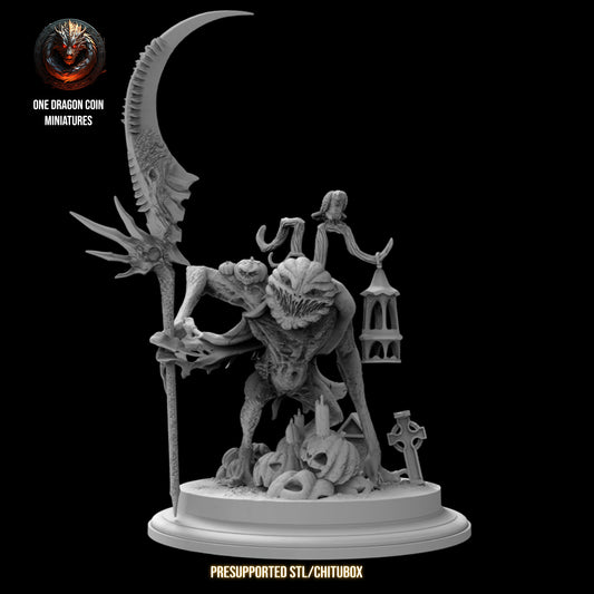One Dragon Coin - Lord of the Pumpkins - DnD/TTRPG Figure/Miniature