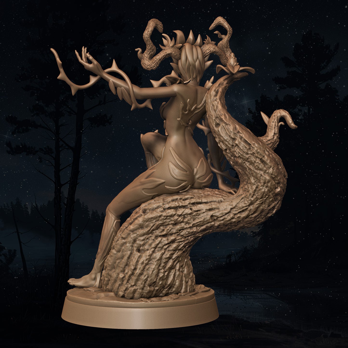 Lily's Minis - Eryndra Leafwhisper - 75mm Pin Up/Figure/Model/Diorama