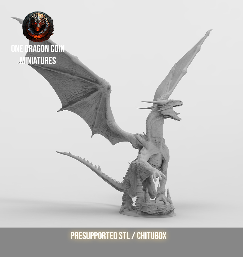 One Dragon Coin - Deepthorn #1 - DnD/TTRPG Figure/Miniature