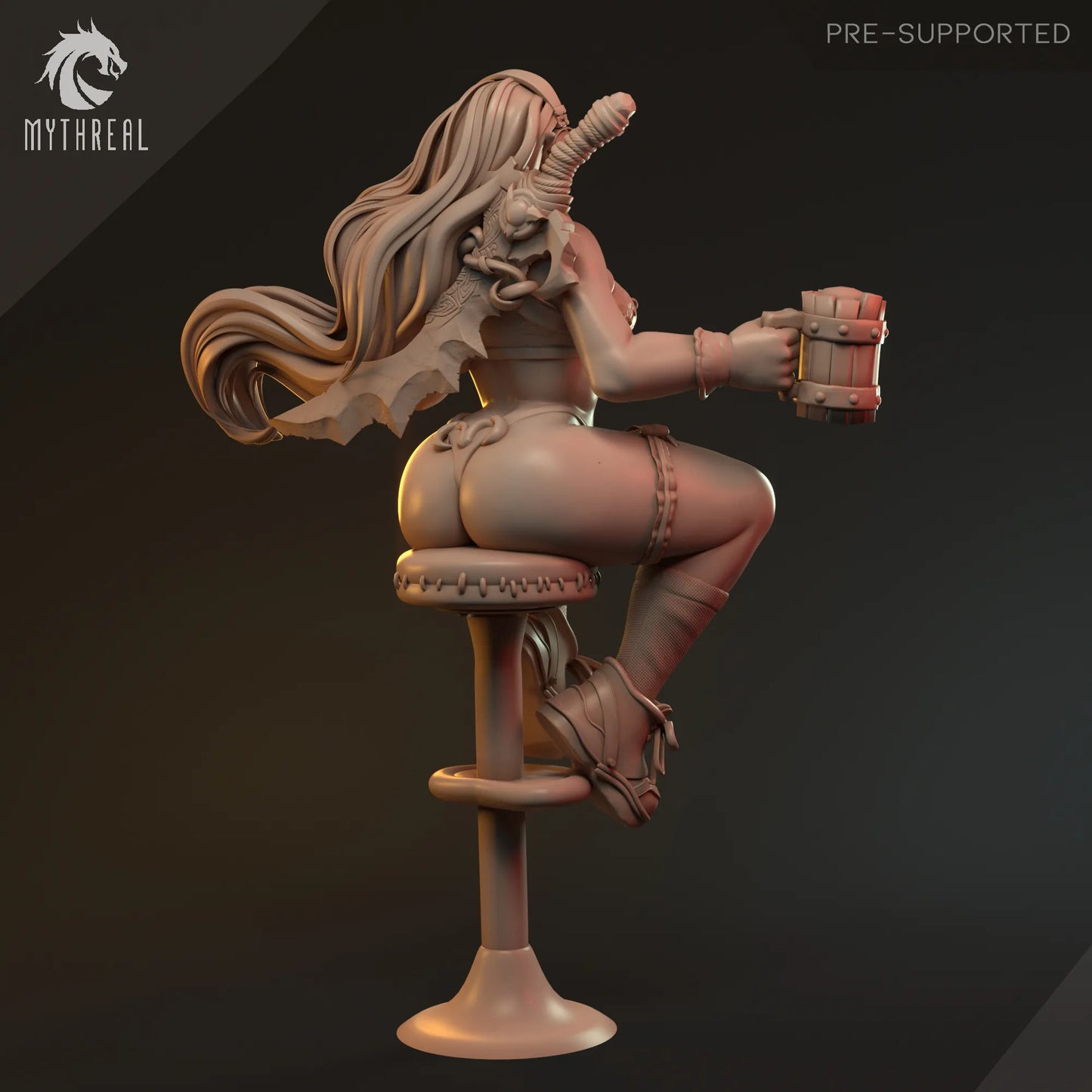 HardWitch Games - Cheerleader Olifia - DnD/TTRPG Figure/Miniature