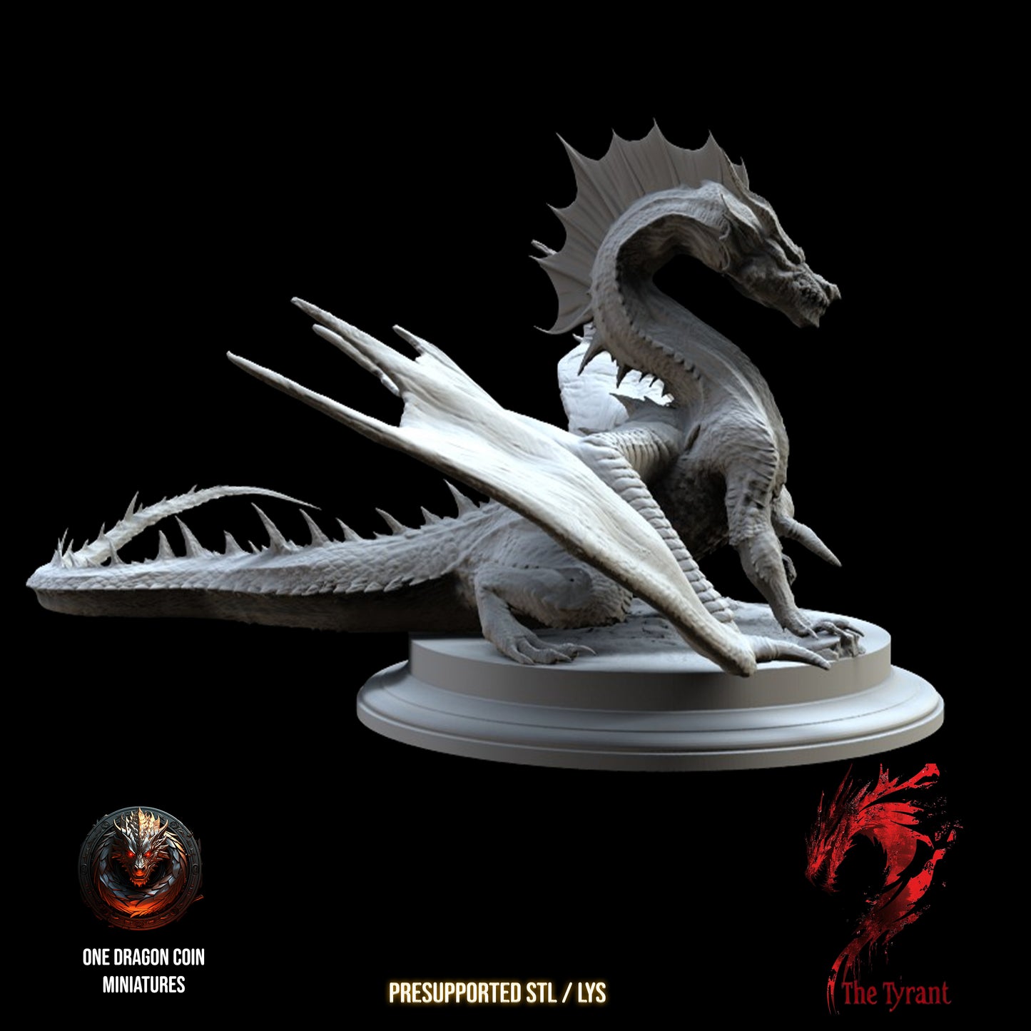 One Dragon Coin - Avernox - DnD/TTRPG Figure/Miniature