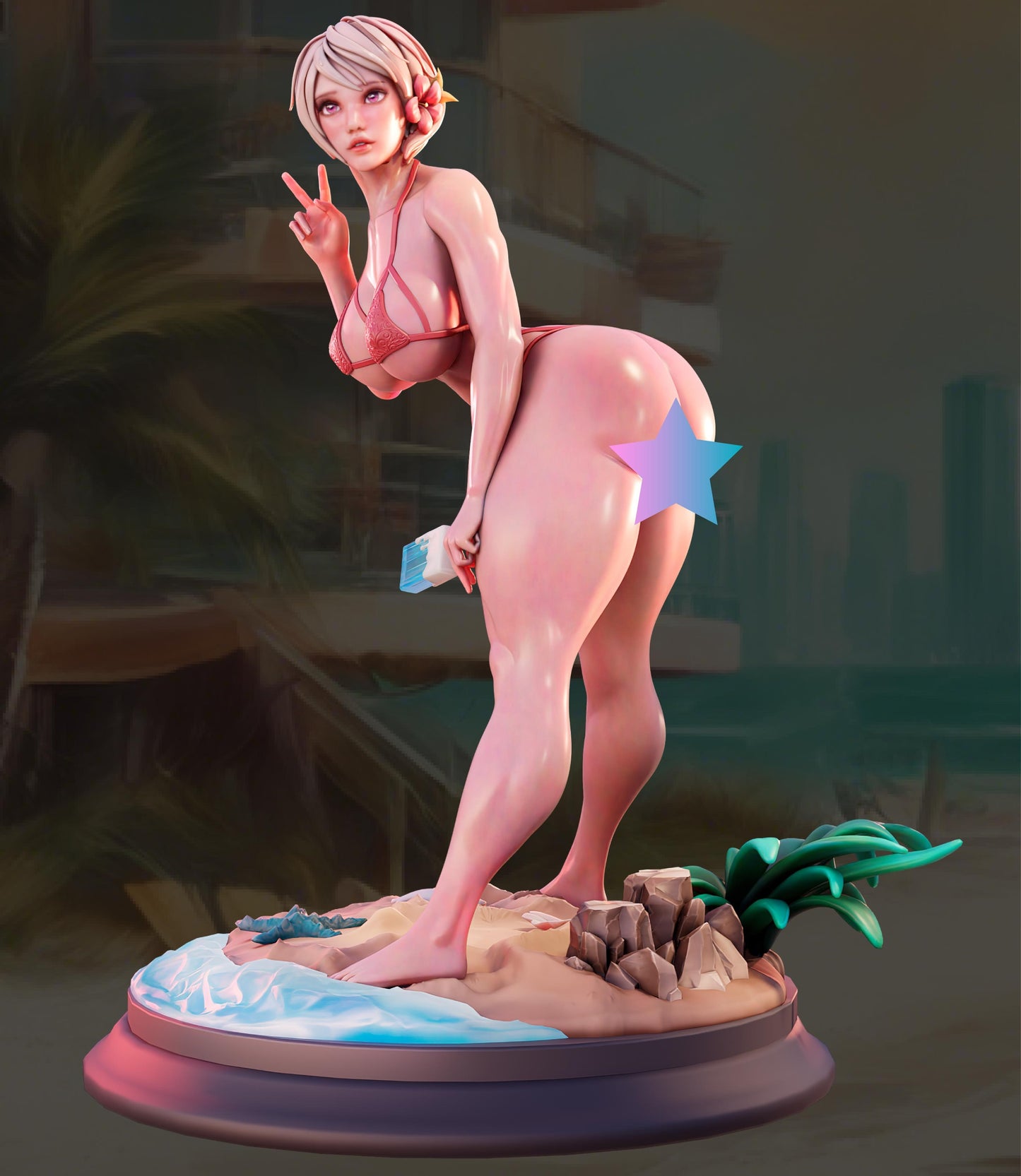 AMCM Studios - Marina Blue - 75mm Pin Up/Figure/Model/Diorama