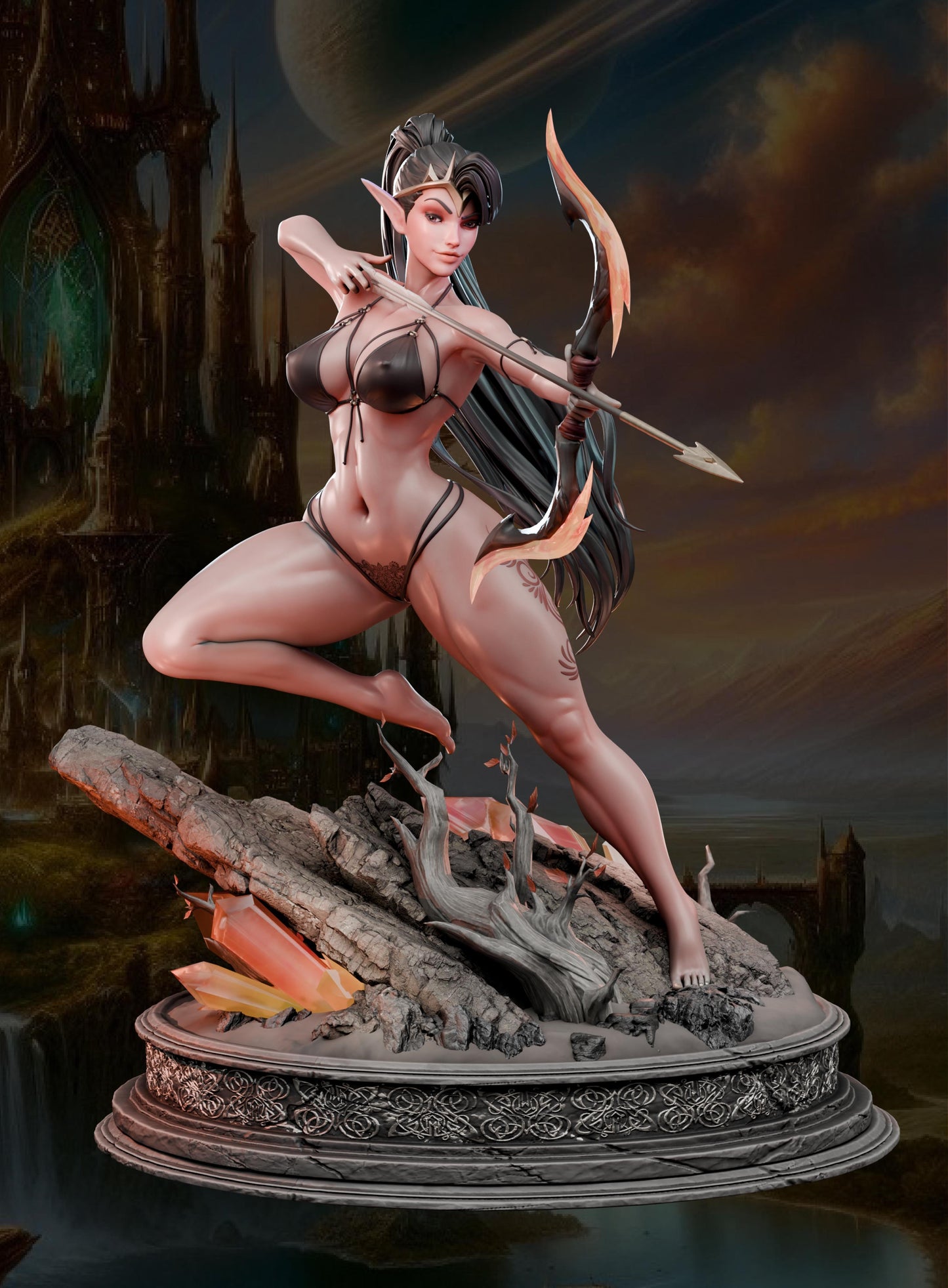 AMCM Studios - Lirae Asharrow - 75mm Pin Up/Figure/Model/Diorama