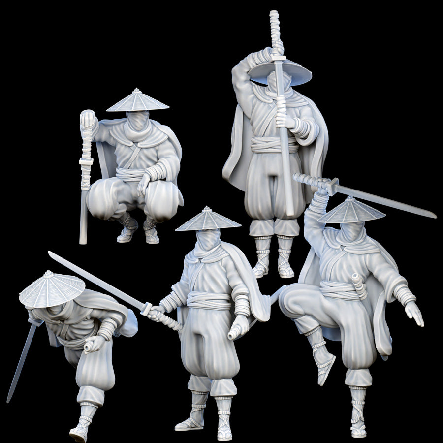 YourNeighborKnight - Bushido 3 - Shady Samurai - DnD/TTRPG Figure/Miniature