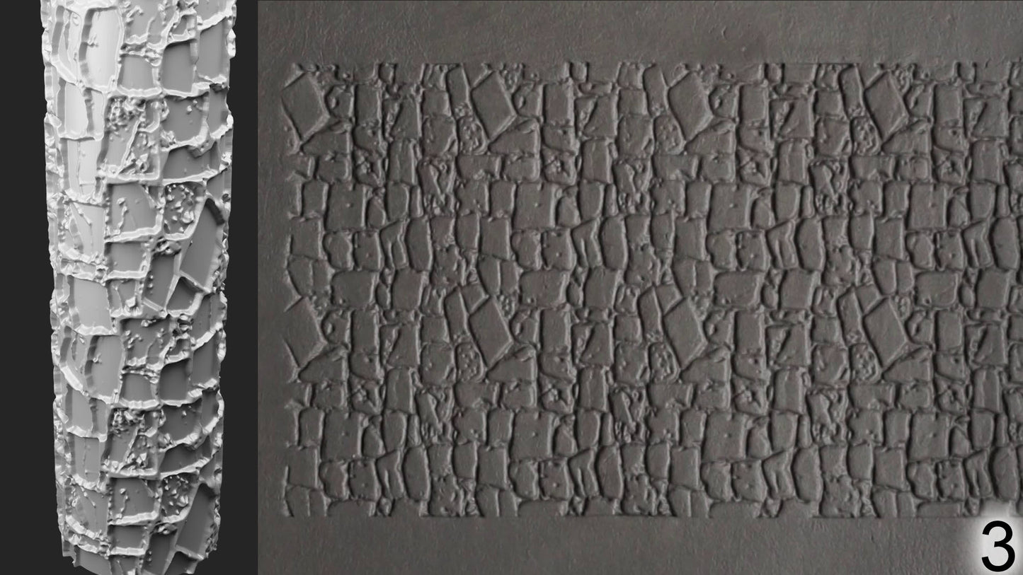 Jorrit - Texture Rollers #16 - Clay Roller for Scenery/TTRPG/Pottery Embossing