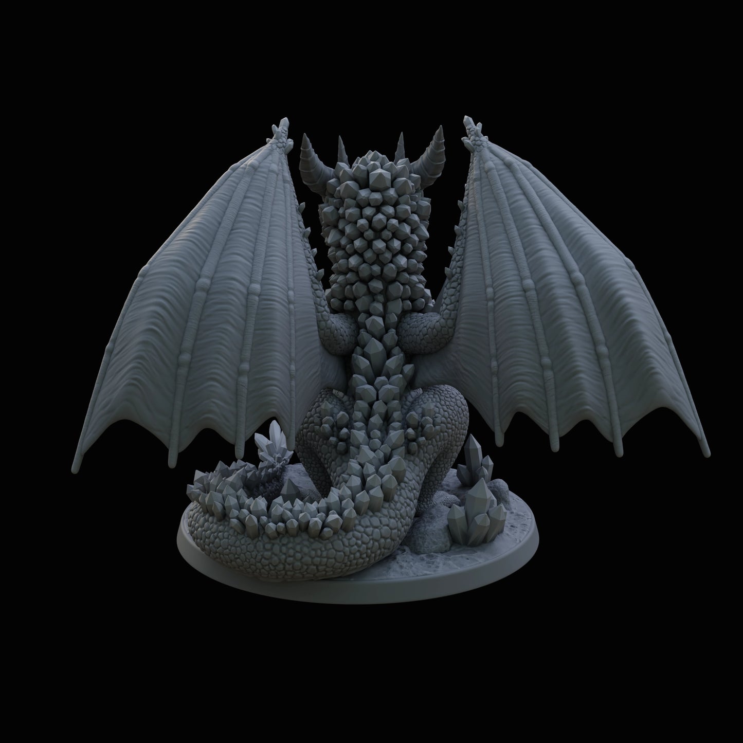 JS 3D Designs - Crystal Dragon - DnD/TTRPG Figure/Miniature