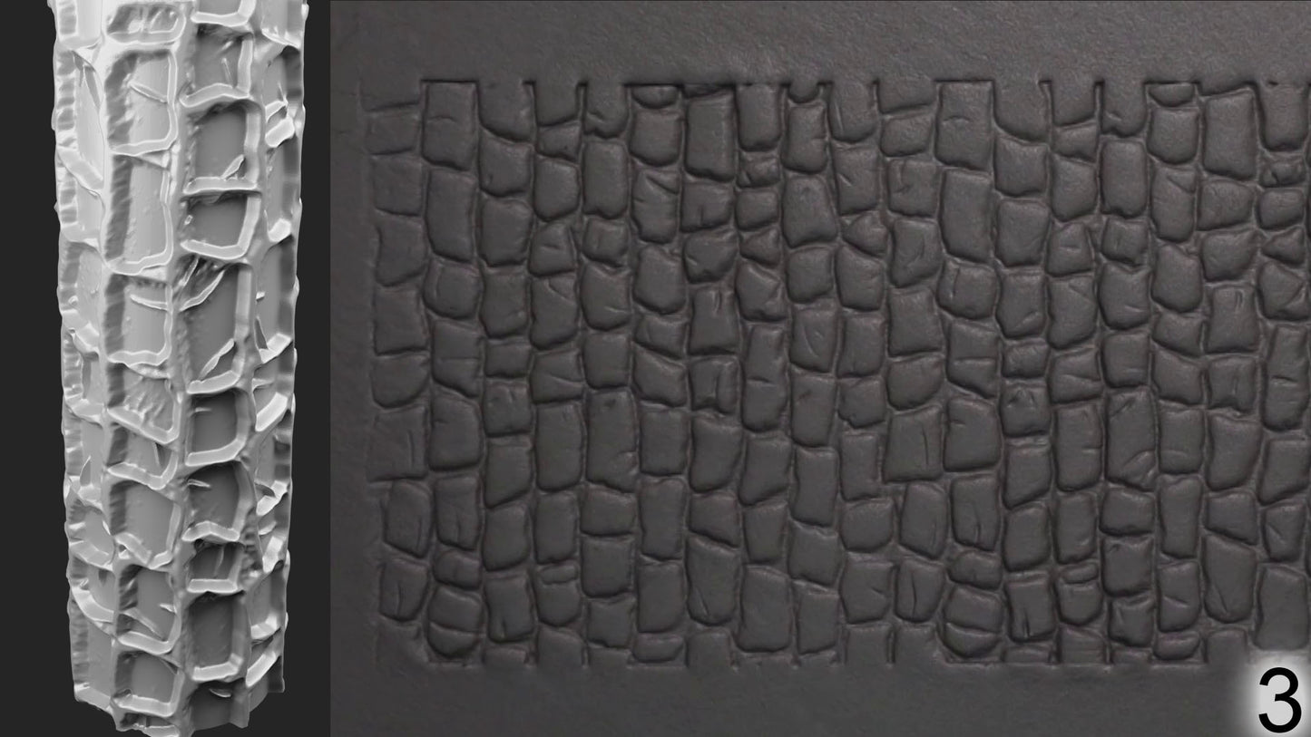 Jorrit - Texture Rollers #21 - Clay Roller for Scenery/TTRPG/Pottery Embossing