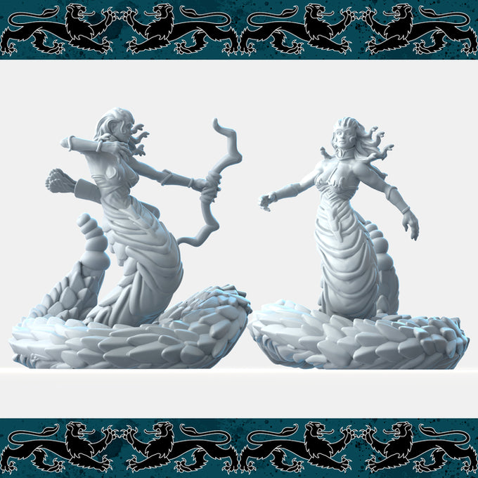 Brayan Nafarrate - Bestiary #2 - Medusa - DnD/TTRPG Figure/Miniature