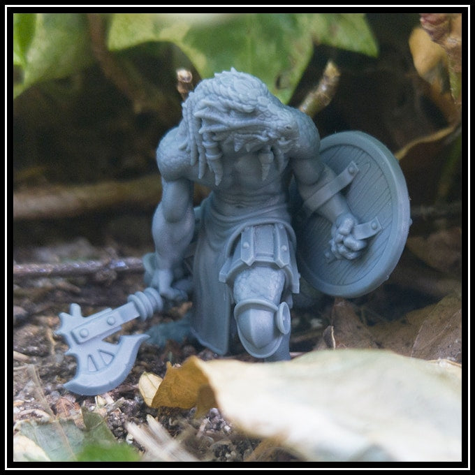 STL - Dragonborn Barbarian - DnD/TTRPG Figure/Miniature
