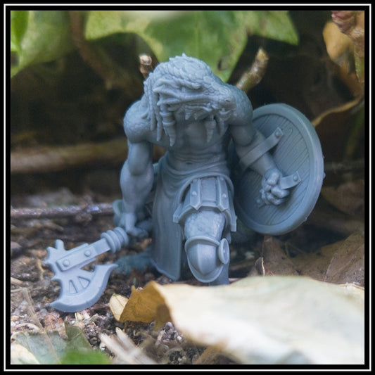 STL - Dragonborn Barbarian - DnD/TTRPG Figure/Miniature