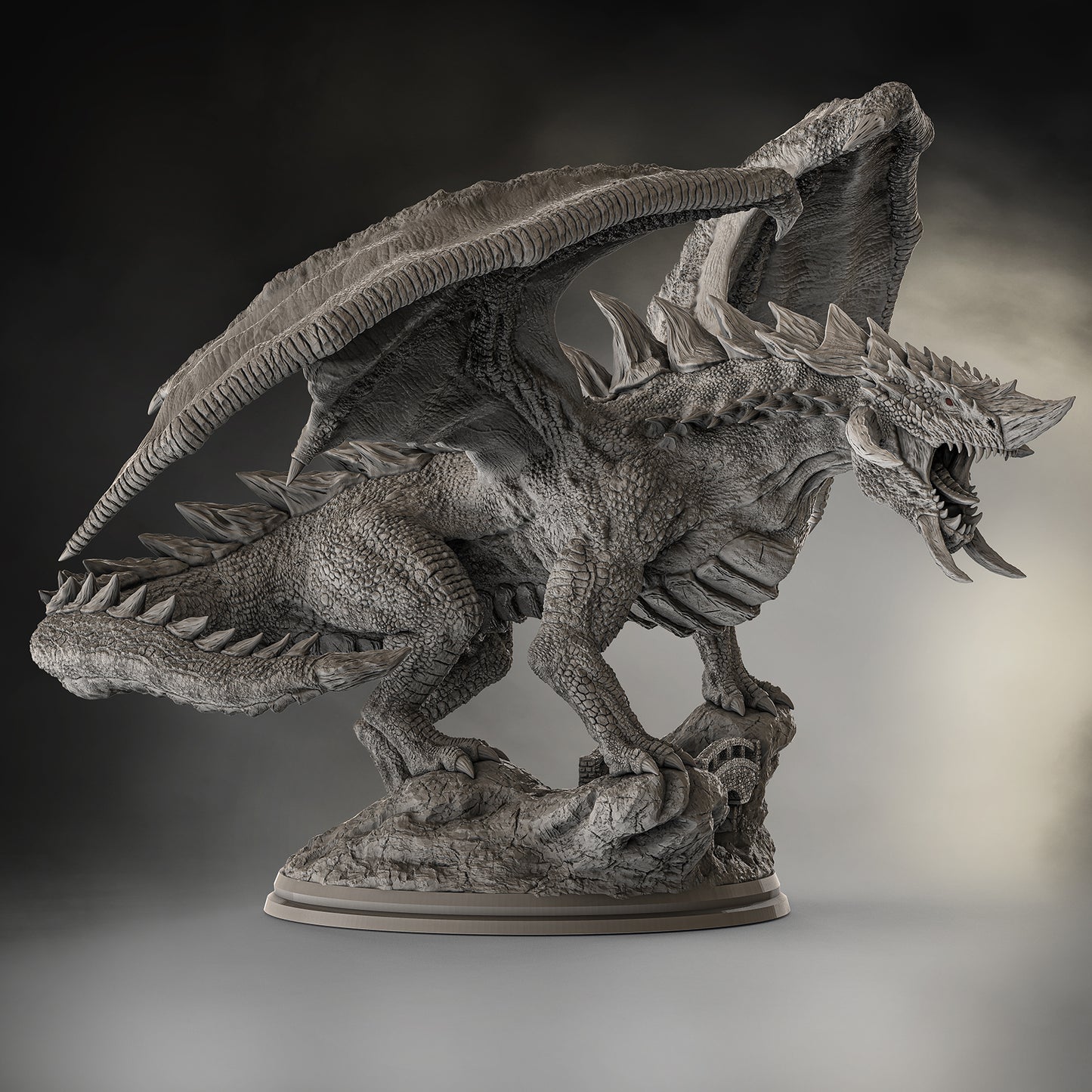 Evox Arts - Rift Creatures - Kaiju Dragon - DnD/TTRPG Figure/Miniature