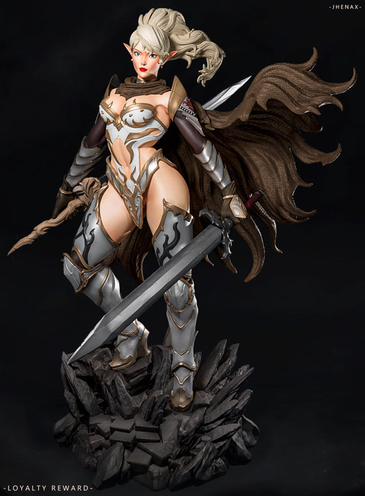 Luis Donaldo Meza - Fantasy Warrior #7.4 - 80mm Pin Up/Figure/Model/Diorama