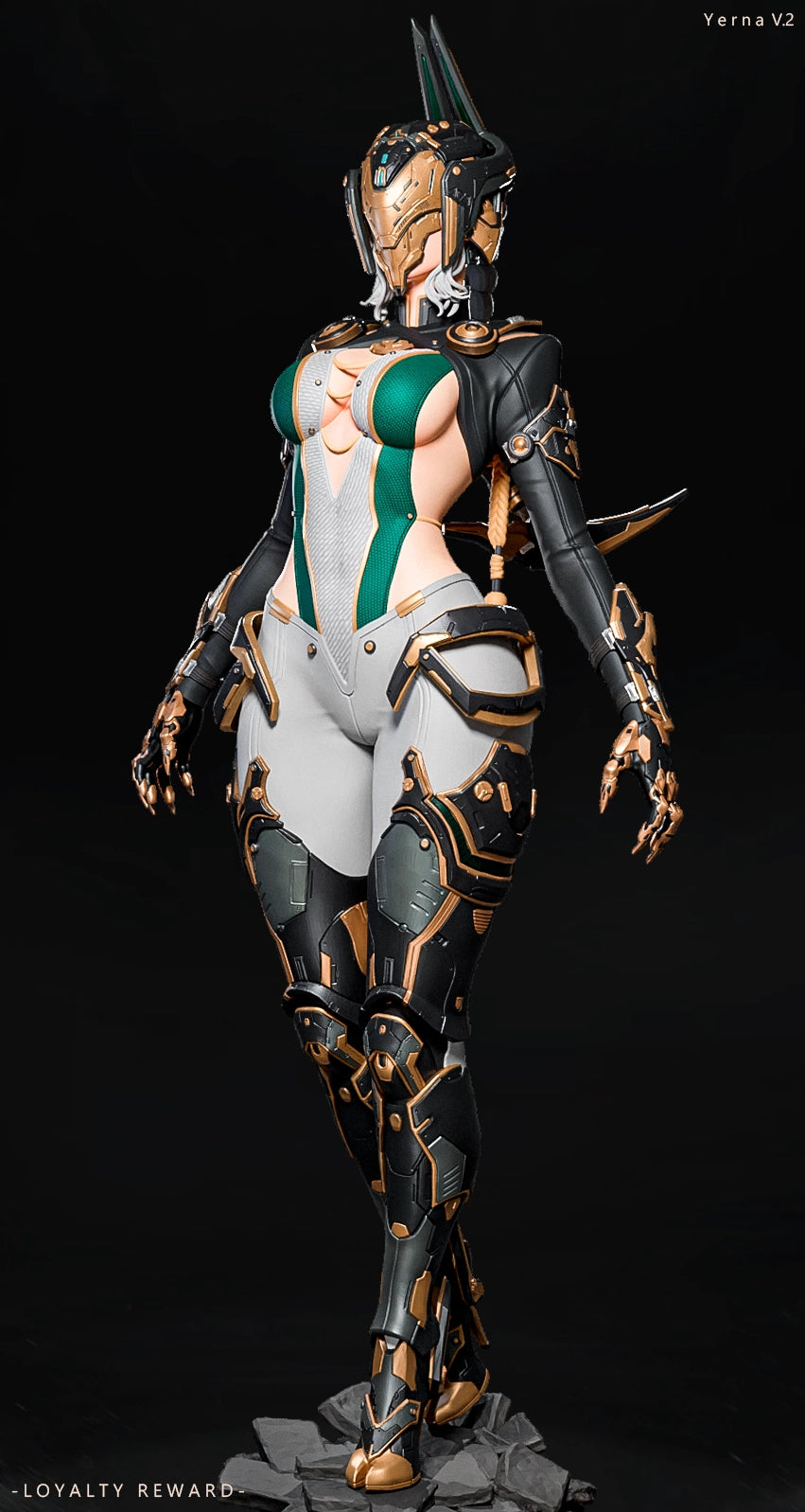 Luis Donaldo Meza - Future Warrior #4.4 - 80mm Pin Up/Figure/Model/Diorama