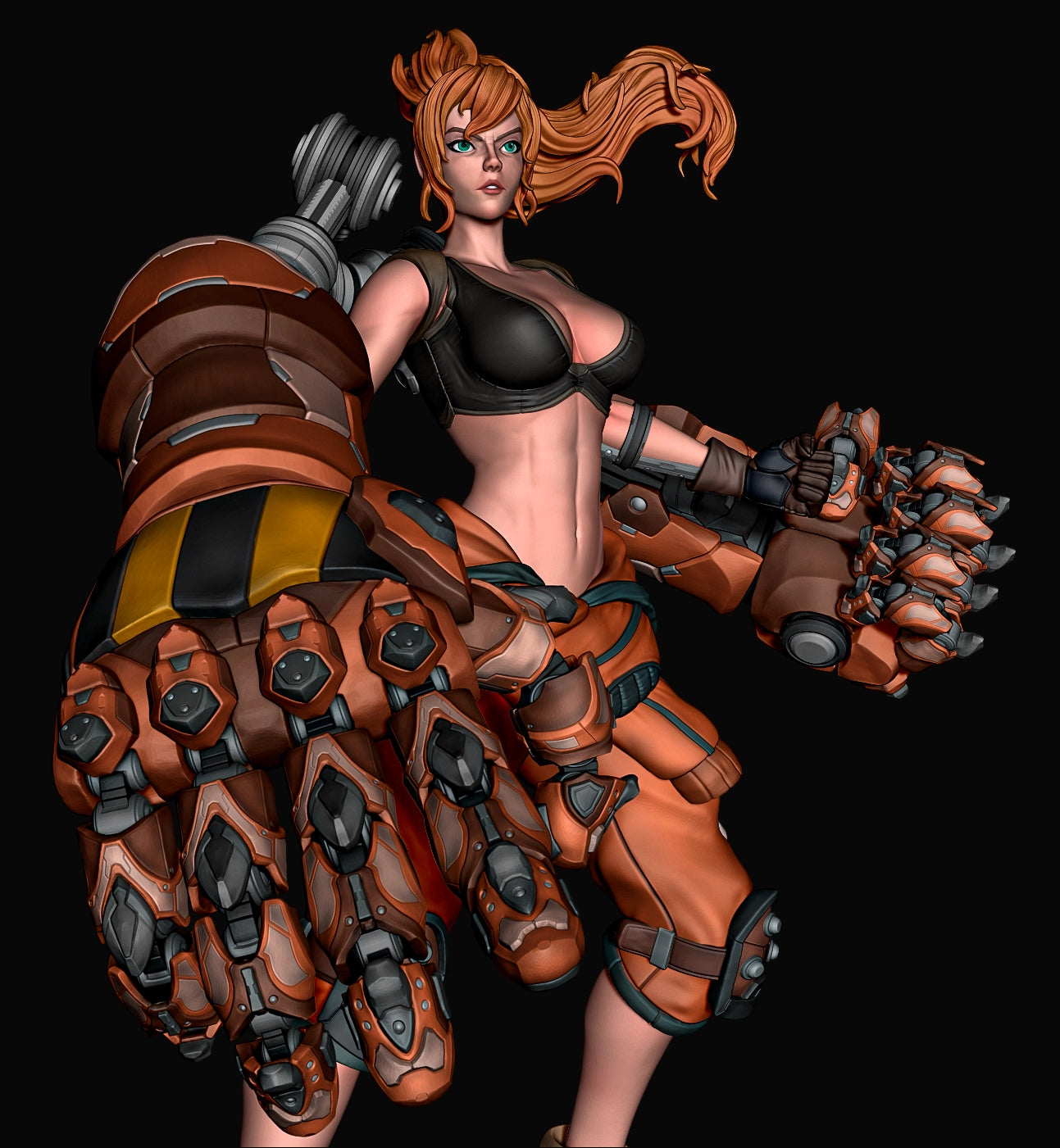 Luis Donaldo Meza - Future Warrior #1.4 - 80mm Pin Up/Figure/Model/Diorama