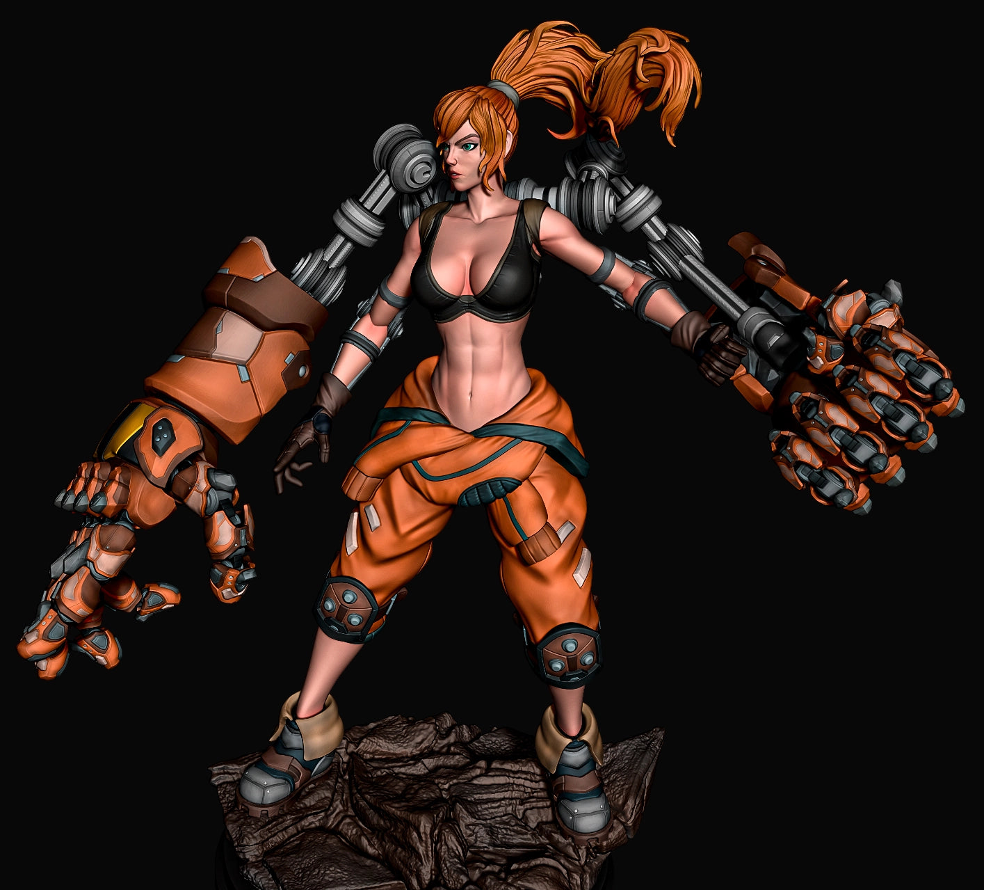 Luis Donaldo Meza - Future Warrior #1.4 - 80mm Pin Up/Figure/Model/Diorama