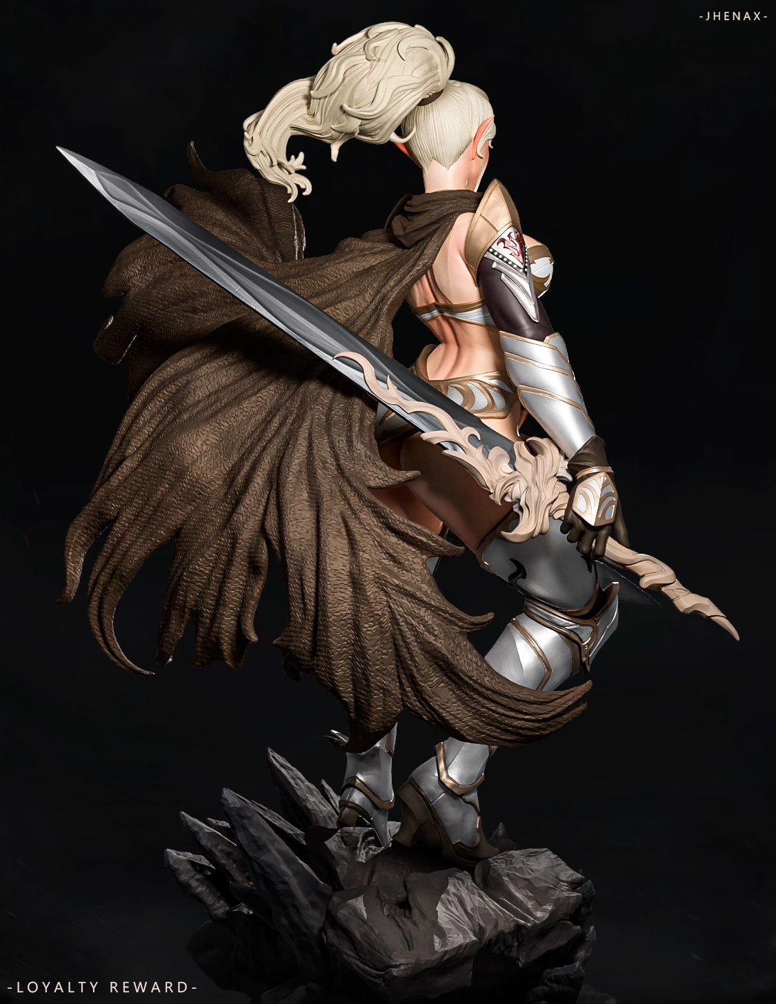 Luis Donaldo Meza - Fantasy Warrior #7.4 - 80mm Pin Up/Figure/Model/Diorama